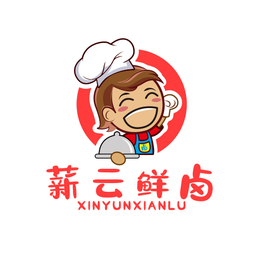 薪云鲜卤logo