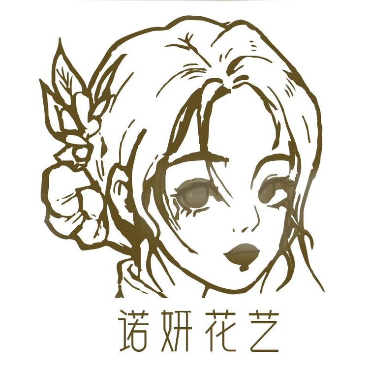 诺妍花艺logo