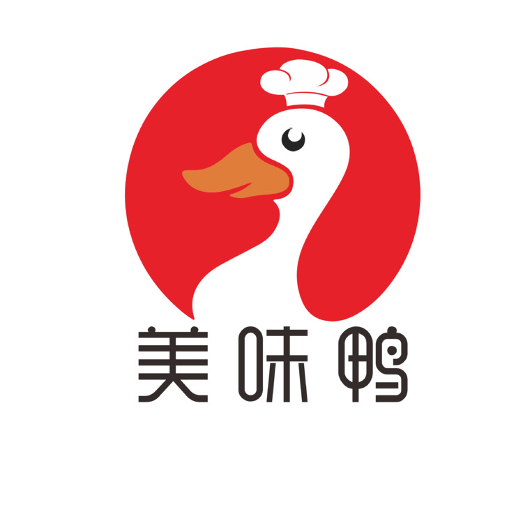 美味鸭logo