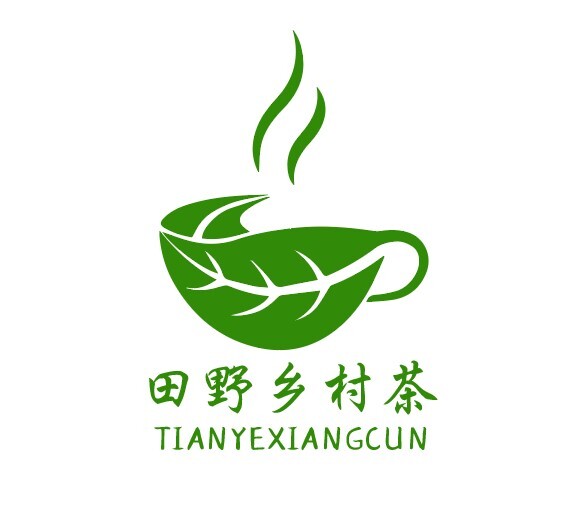 田野乡村茶logo