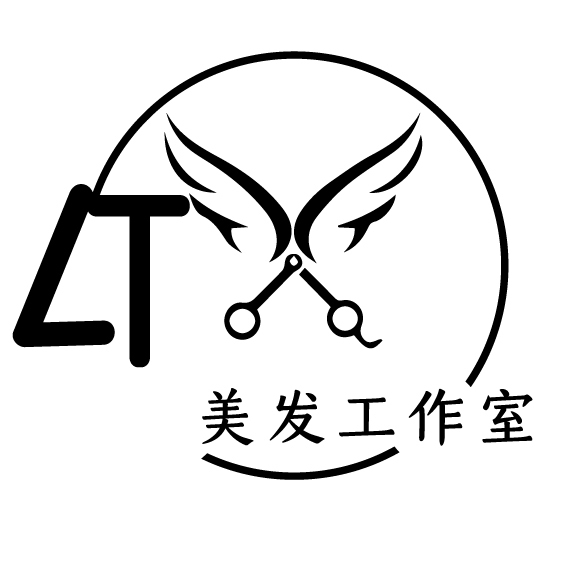 lt美发工作室logo