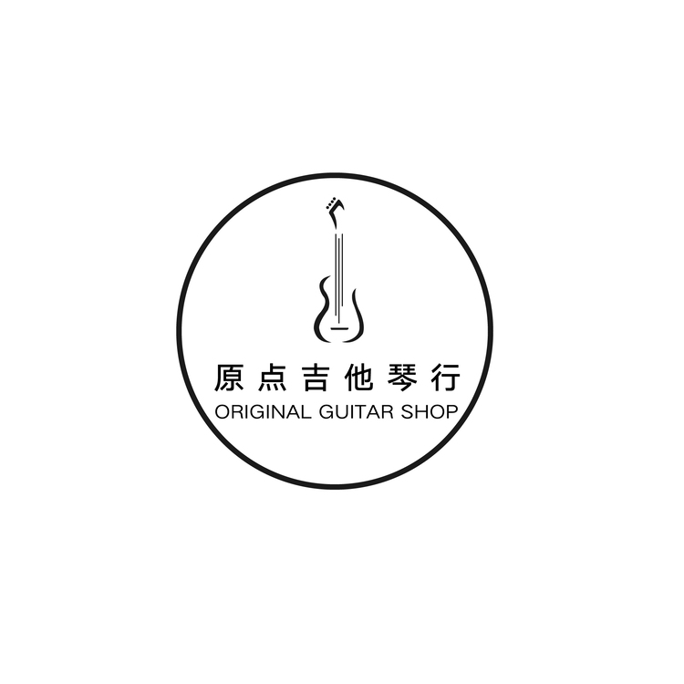 原点吉他琴行logo