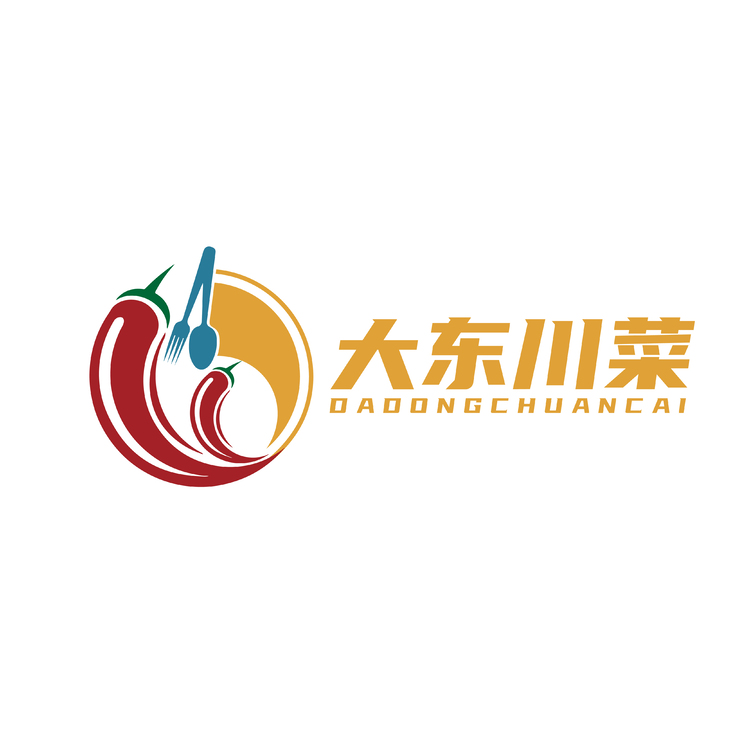 大东川菜logo