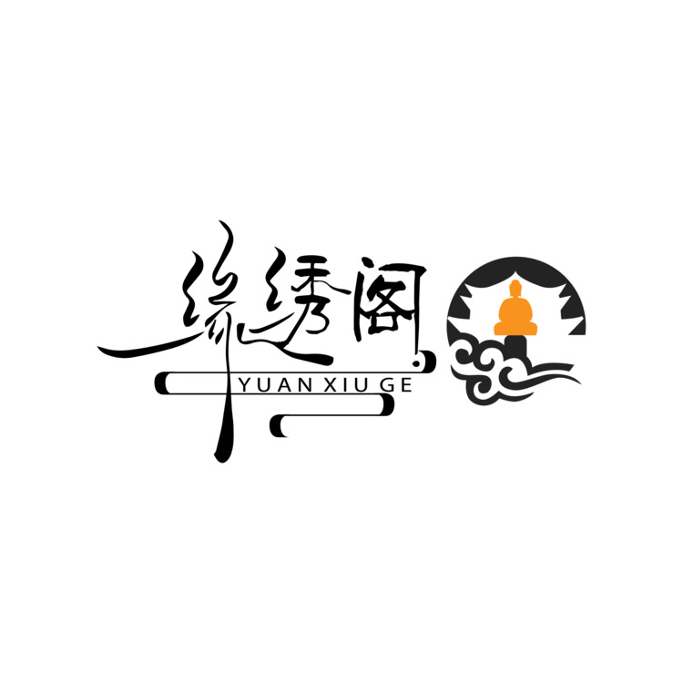 缘绣阁logo