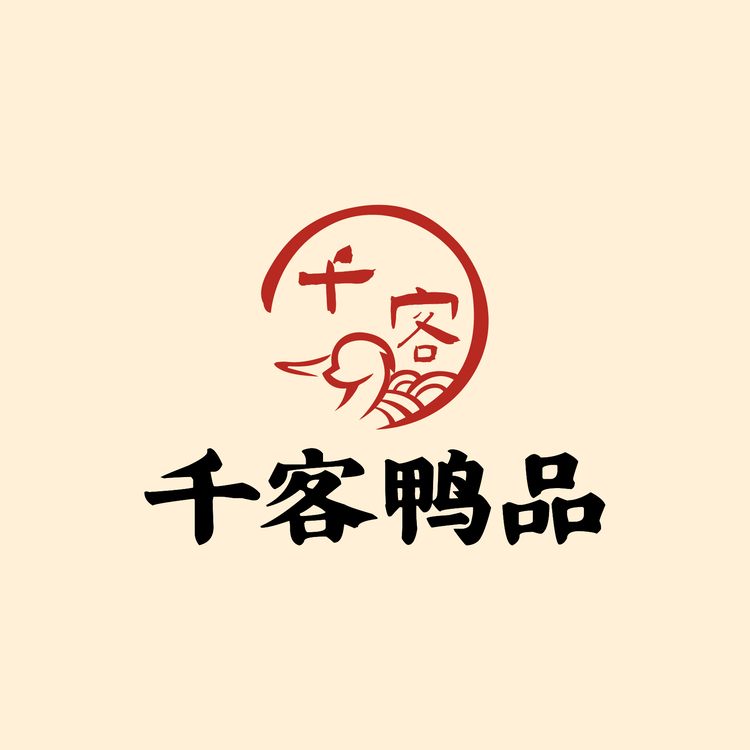 千客鴨品logo