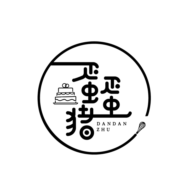 蛋蛋猪logo