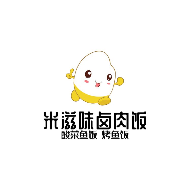 米滋味卤肉饭logo