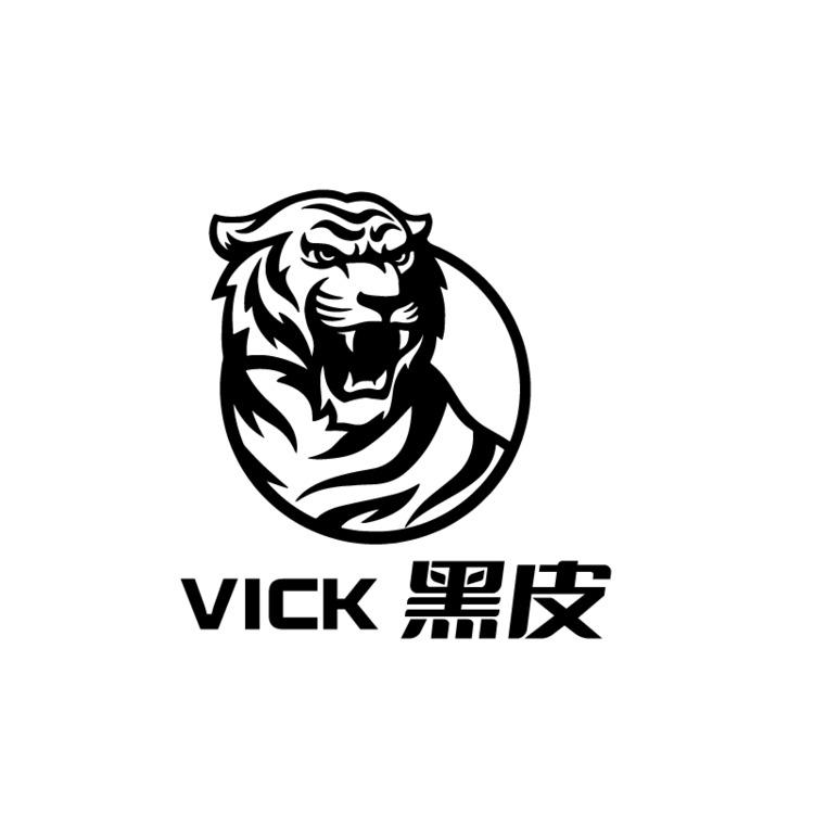 Vick黑皮logo