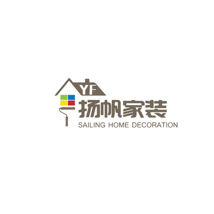 扬帆家装logo