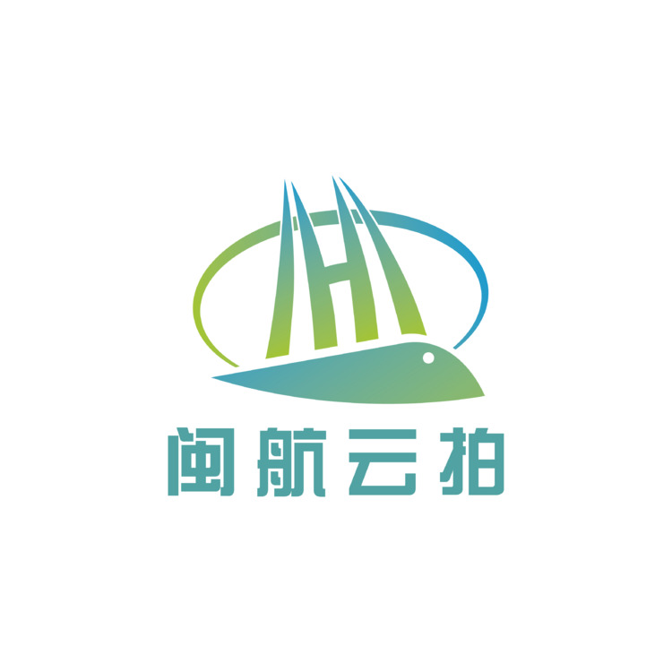 闽航云拍logo