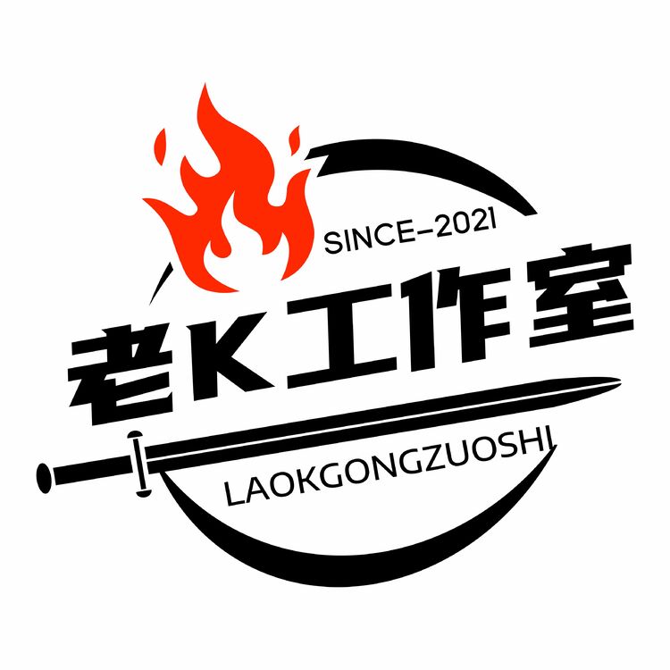 老K工作室logo