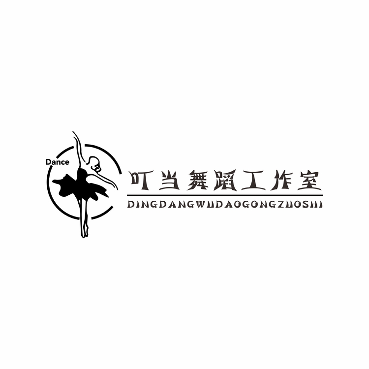 叮當(dāng)舞蹈工作室logo