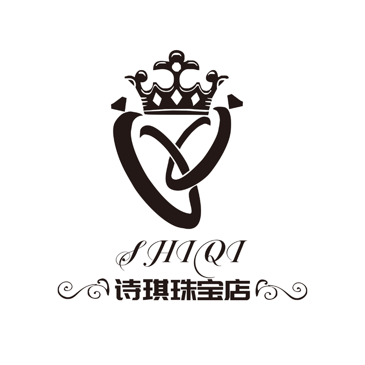 诗琪珠宝店logo