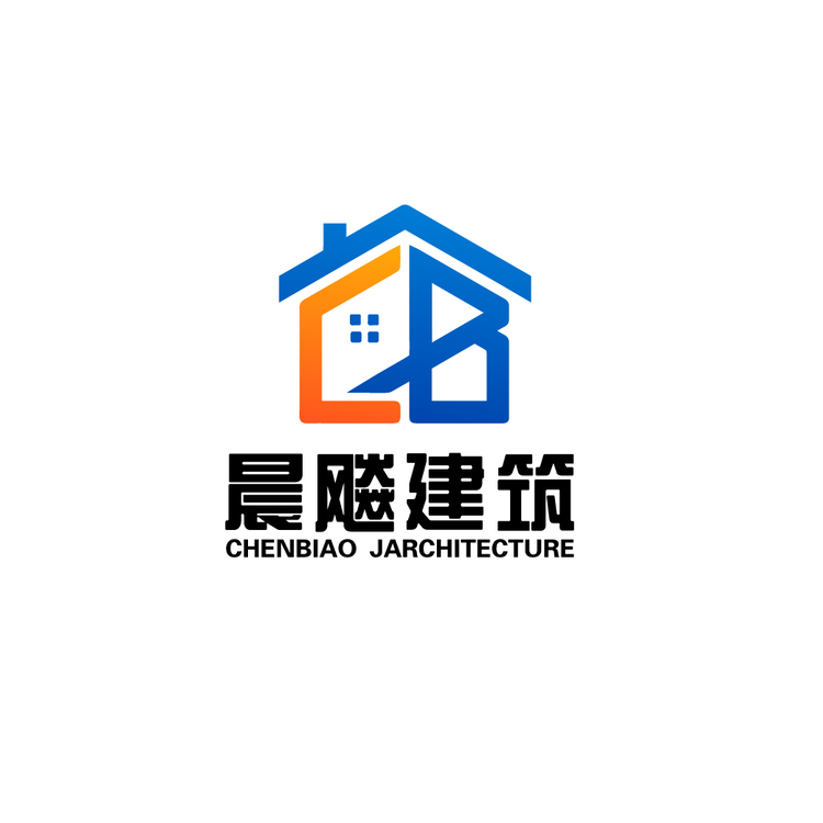 晨飚建筑logo