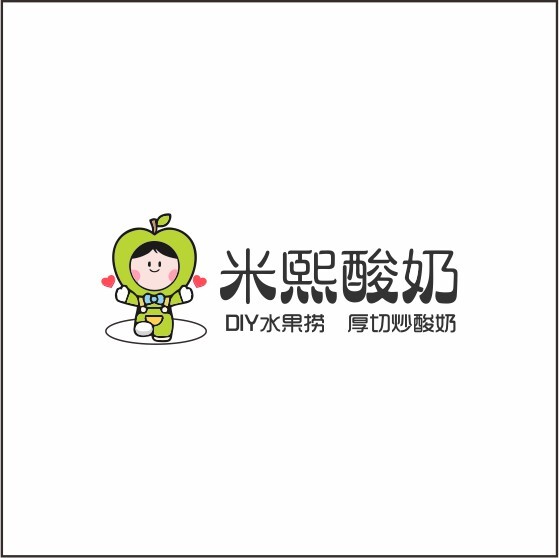 米熙酸奶logo