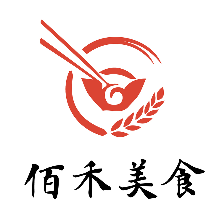 佰禾美食logo