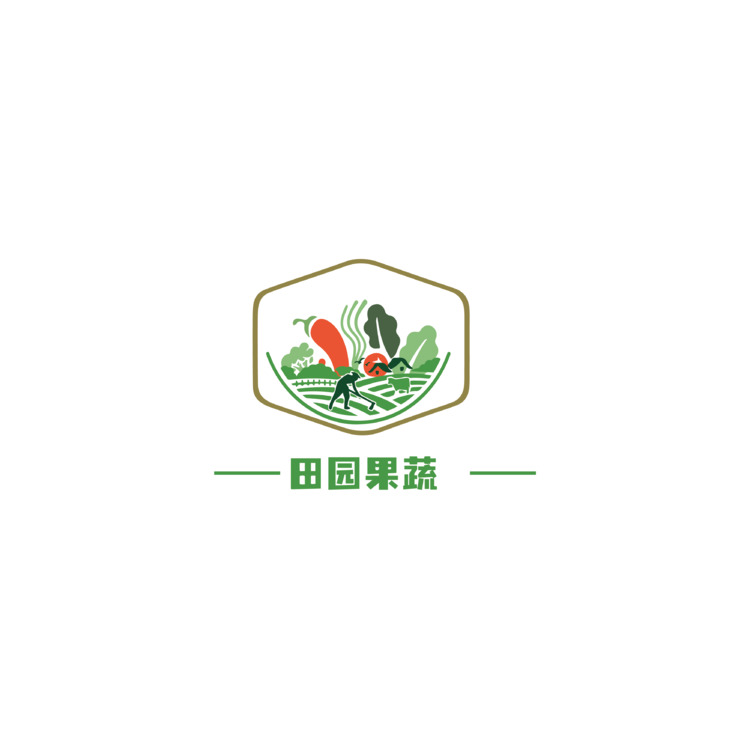 田园果蔬logo