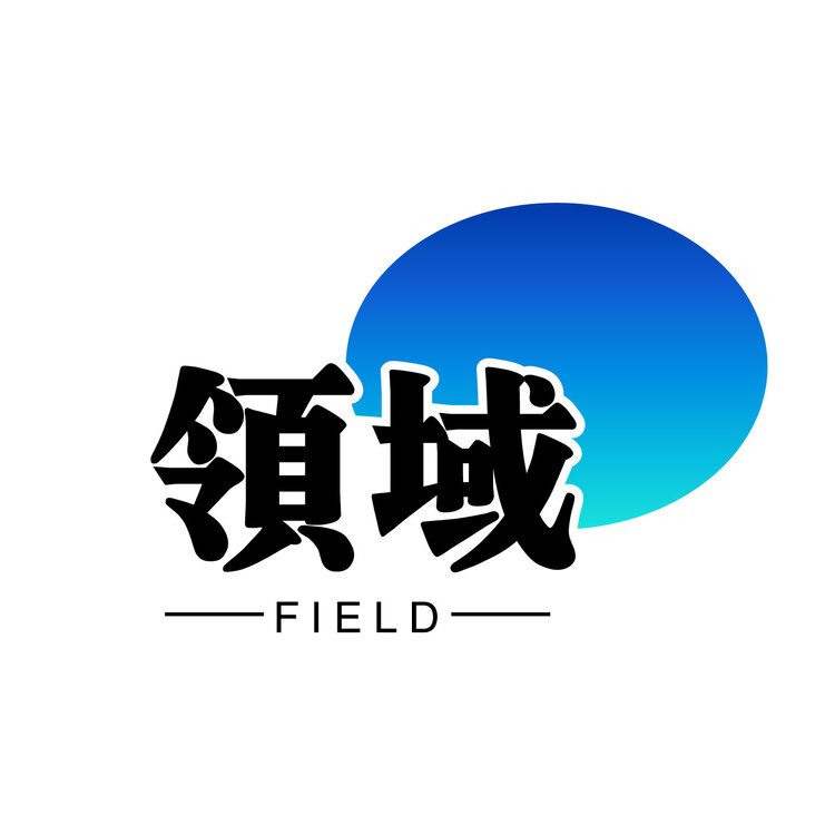 “领域”飞盘俱乐部logo