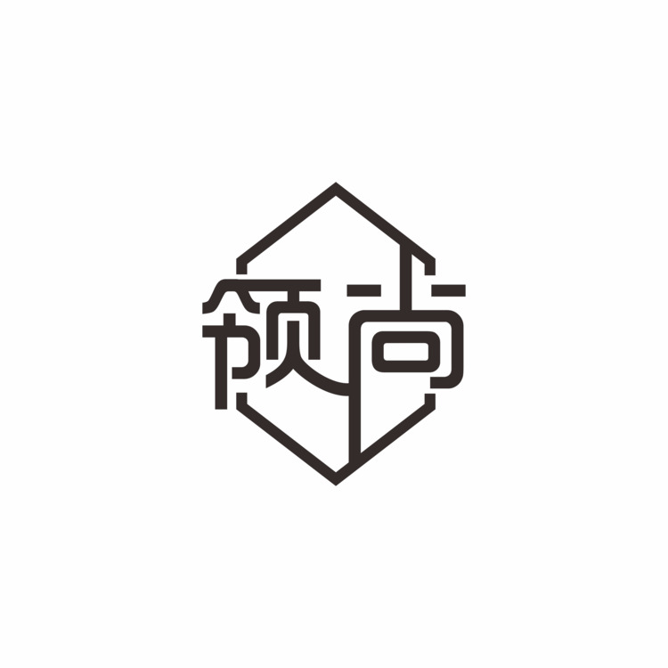 領(lǐng)尚字體6logo